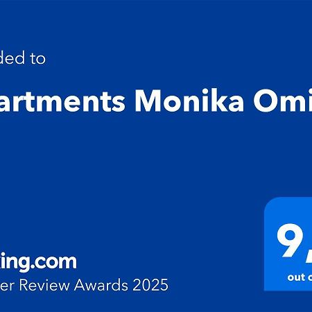 Apartments Monika Омиш Экстерьер фото